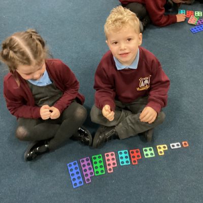 Numicon staircase